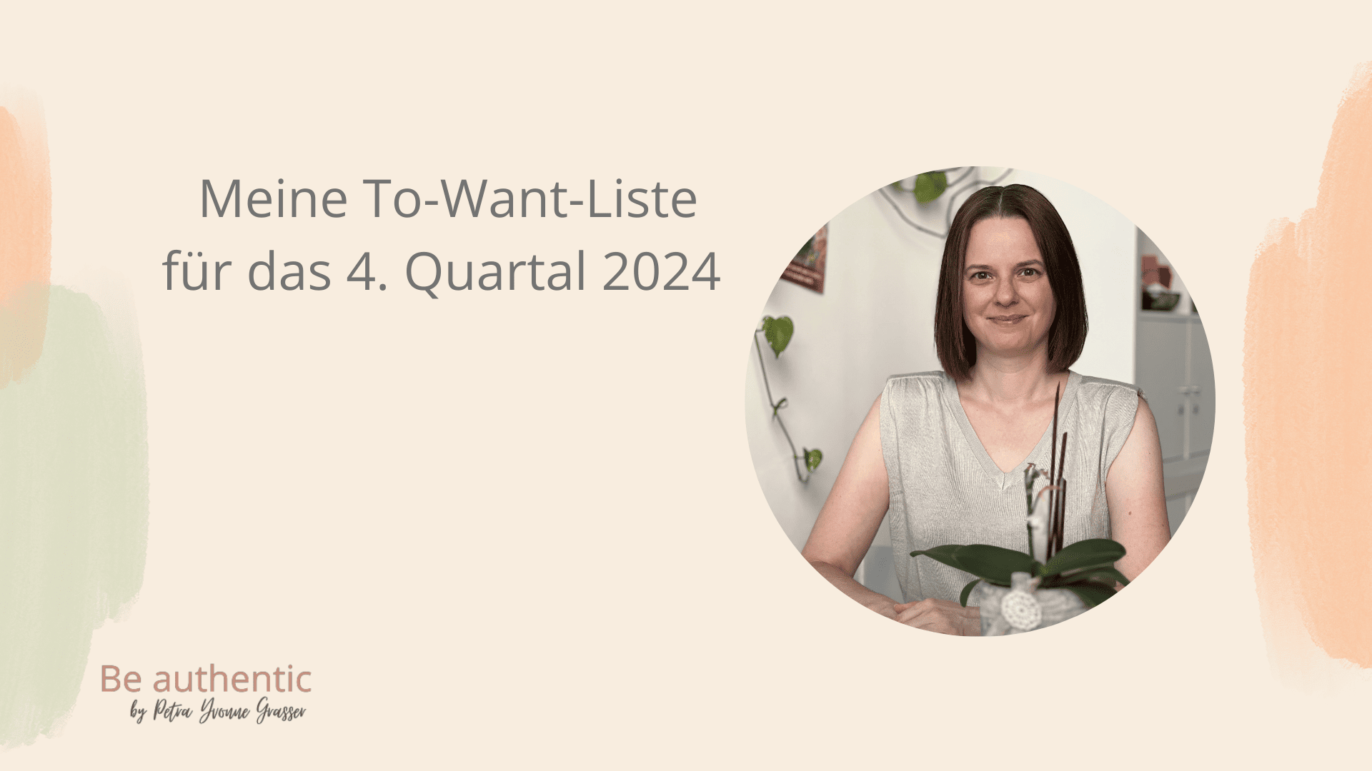 Bild von mir mit Text zu meiner To-Want-Liste für das vierte Quartal 2024